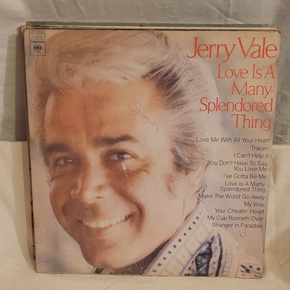 Bundle of 8 Jerry Vale Records (Please Read Description)